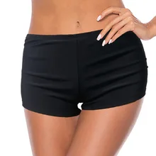Sfit, женские плавки, сексуальные, размера плюс, одежда для плавания, боксеры, одежда для плавания, дикие плавки, Летние плавки, летняя пляжная одежда, черный цвет