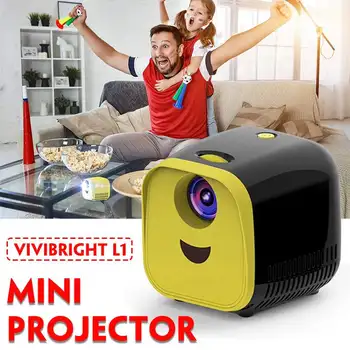 

1000Lumens L1 Original Mini Projector Support Full HD1080P Portable Home Theater Projectors HDMI USB Media Player Children Gift