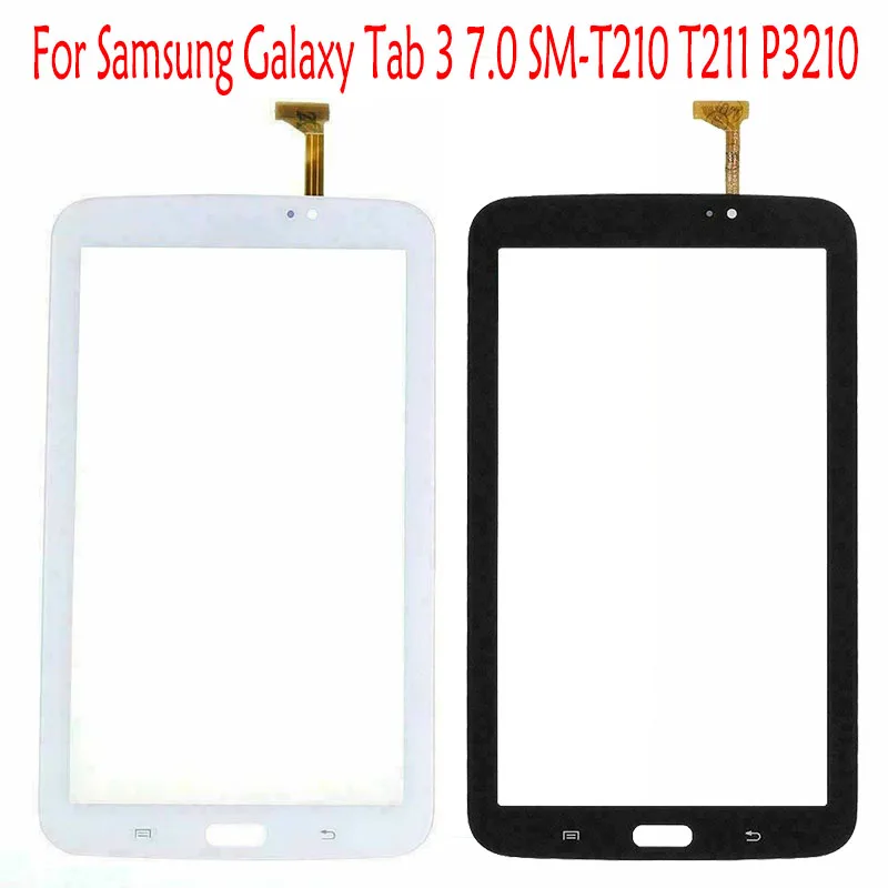 

10 Pcs (Tested) For Samsung Galaxy Tab 3 7.0 SM-T210 T211 P3210 Touch Screen Digitizer Sensor Front Glass Lens Panel +Adhesive