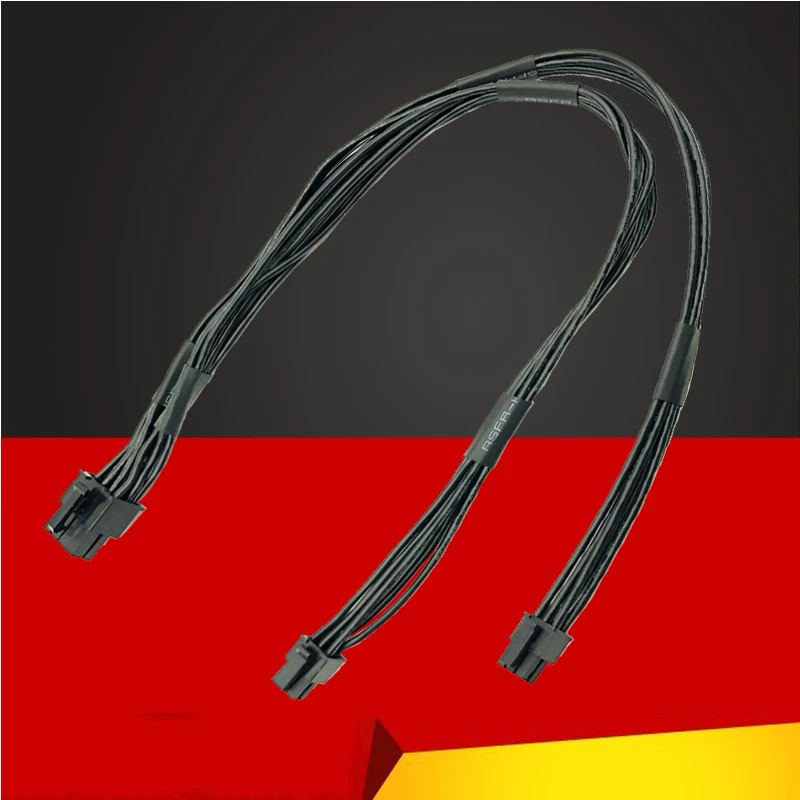 

Computer Cables 18AWG Dual Mini 6Pin to 8Pin PCIE GPU Power Cable for GTX1080 MAC Pro MA970 A1186 Graphic Video Card Power Cable