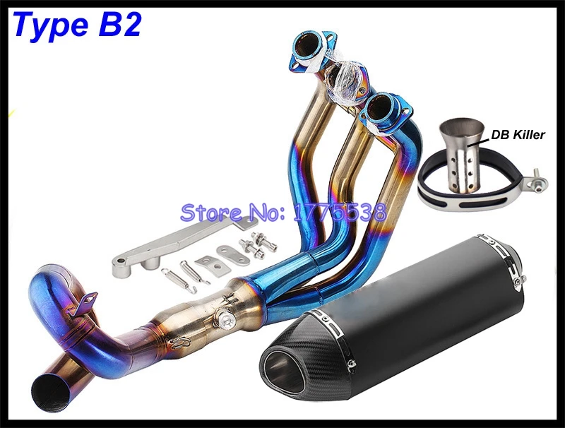 MT09 MT-09 FZ09 FZ-09 XSR900 полный глушитель выхлопной трубы мотоцикла Системы заголовок Передняя Труба для MT09 FZ09- XSR900