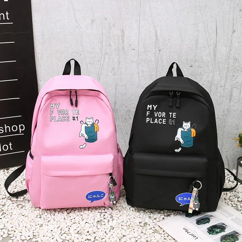 

Children Shoulder School Bag Women's 2019 New Style Cute GIRL'S Students Animal Pattern Backpack Women's