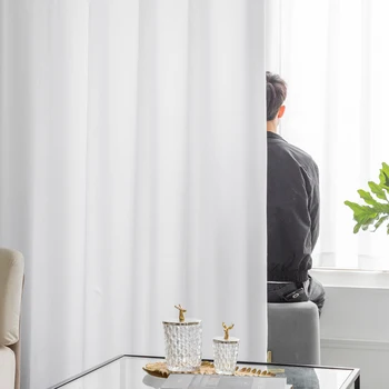 Best Quality Luxurious White Sheer Curtains 1