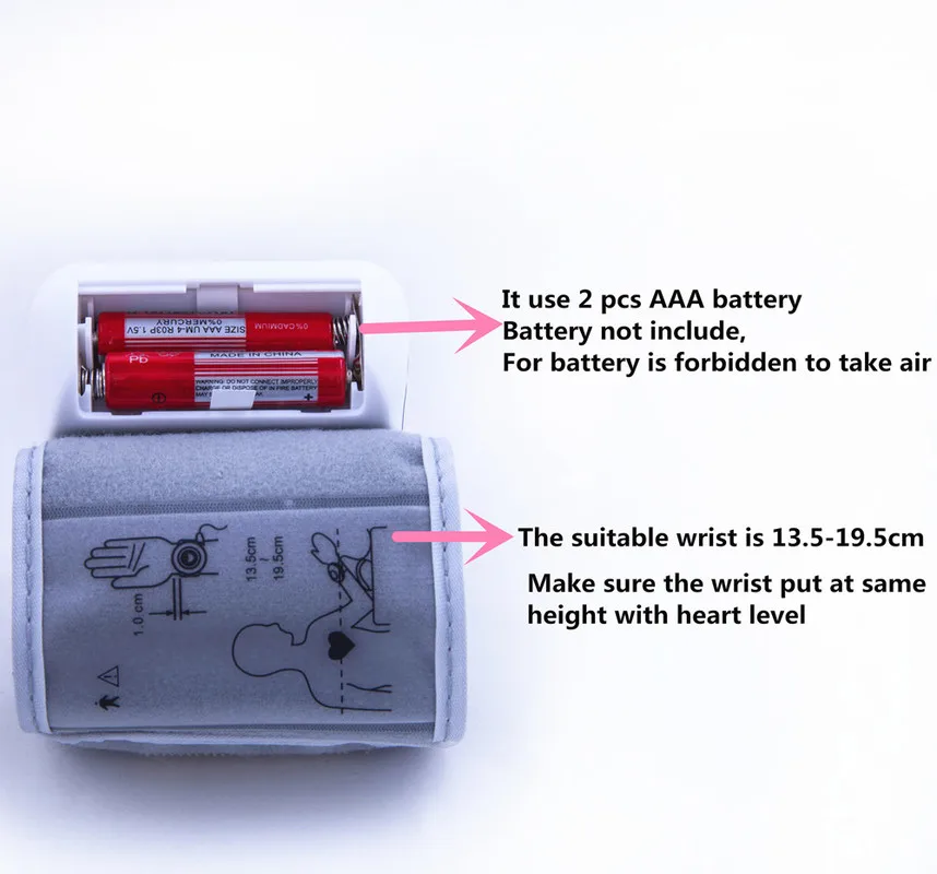 Najtaniej Nowa opieka zdrowotna niemcy Chip automatyczny cyfrowy ciśnieniomierz nadgarstkowy tonometr do pomiaru i puls