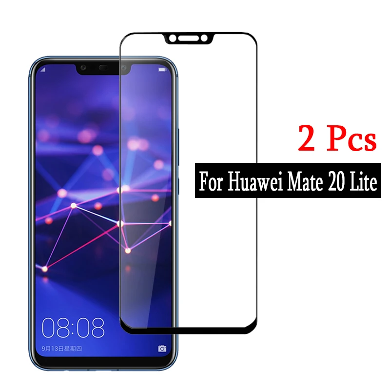 1/2 шт. Защитное стекло для Huawei Mate 20 lite light лазерная защита экрана закаленное huawey hawai