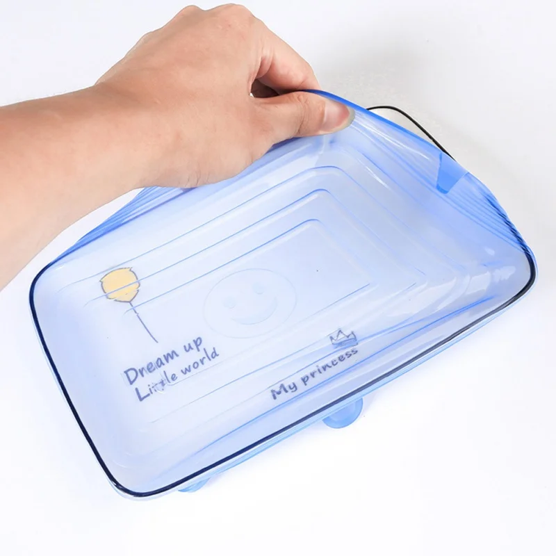 

6 Silicone Stretch Lids Universal Lid Silicone Bowl Pot Lid Silicone Cover Pan Cooking Food Fresh Cover Microwave Cover1