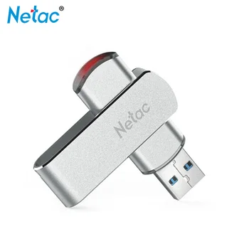 

Netac U388 USB3.0 Flash Drive Silver Metal 16GB 32GB 64GB 128GB Pen USB Flash Drive 360 Degree Free Rotating Pendrive U Disk