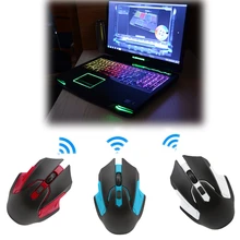 CHYI игровая беспроводная компьютерная мышь геймер портативная мини Usb оптическая игровая мышь эргономичная 6 кнопок Красочные ПК Мыши для ноутбука
