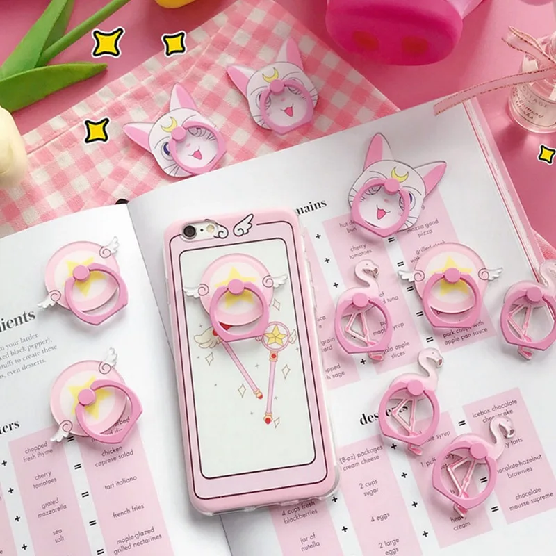 

Phone holder Vintage phone finger Goods ring holder 1Pcs