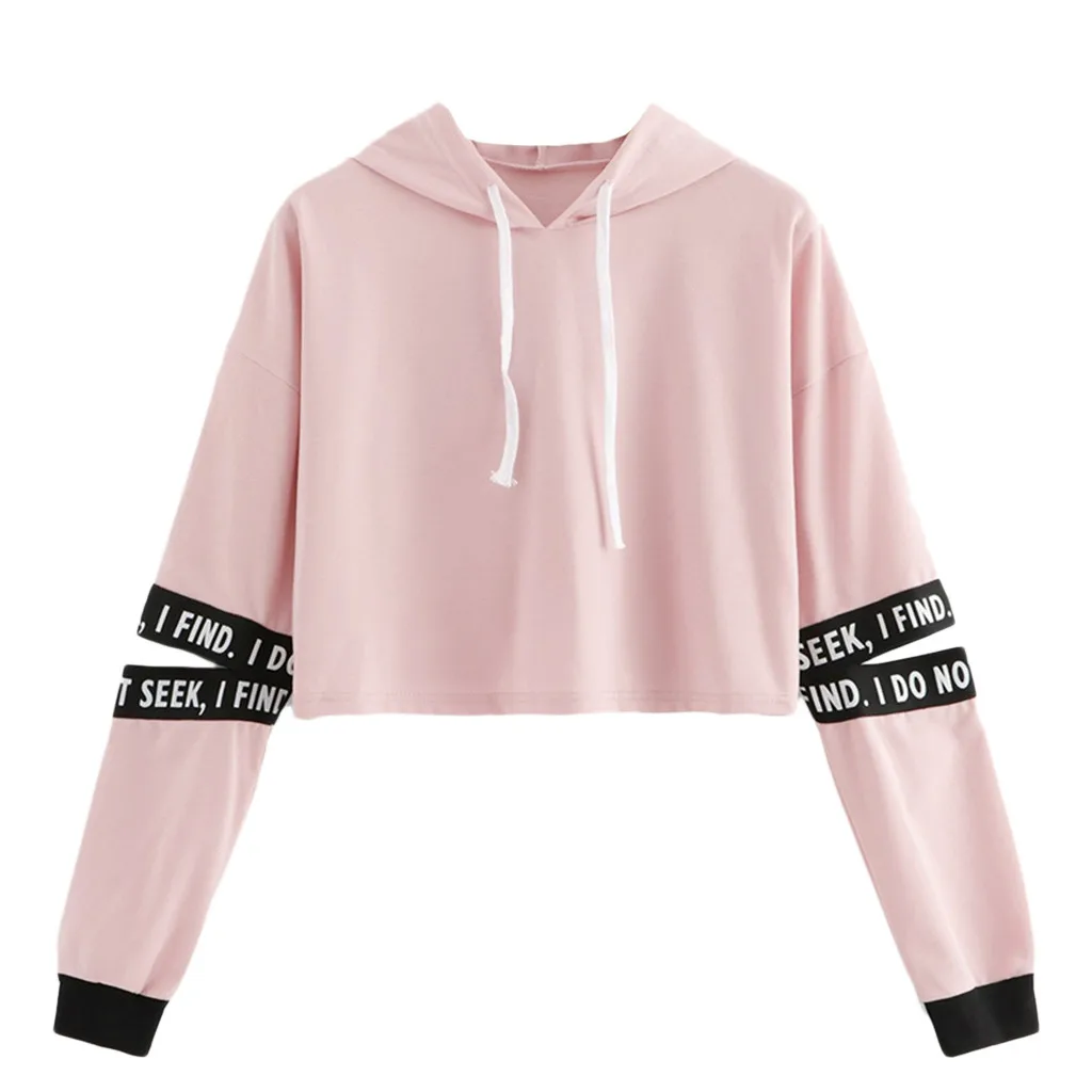 cut crop sweatshirt