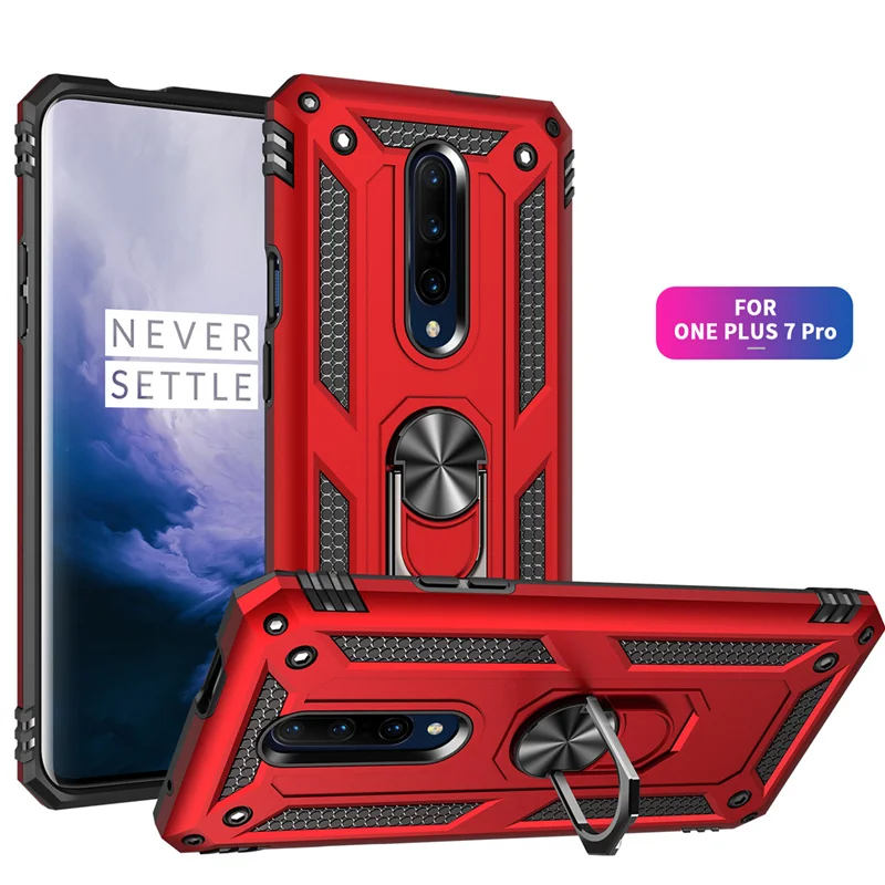 Armor Shockproof Phone Case for Oneplus 7 Pro 360 degree full body Cover oneplus7 pro oneplus7pro Kickstand Funda |