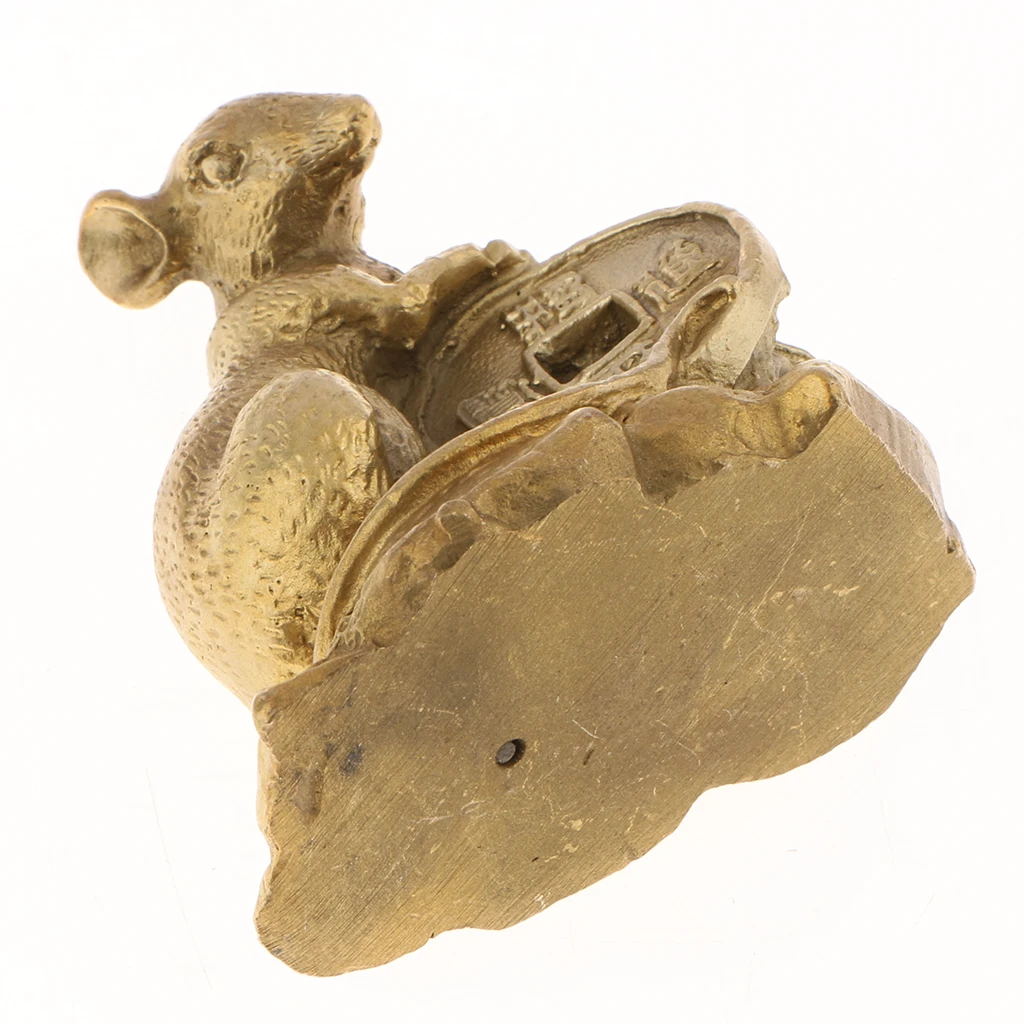 Oriental Chinese Feng Shui Decor Rat Statue Wealth Animal Collectible Shengxiao Figure Home Office Ornaments Oriental Chinese Feng Shui Decor Rat Statue Wealth Animal Collectible Shengxiao Figure Home Office Ornaments