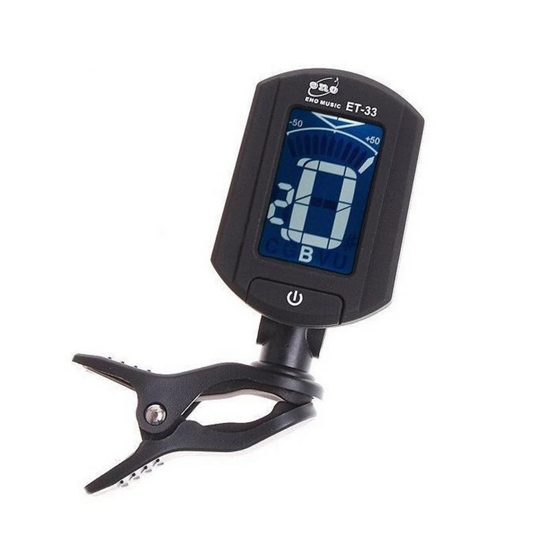 1Pcs LCD Digital Bass Violin Ukulele Guitar Tuner Guitar Accessories Parts Musical Instrument