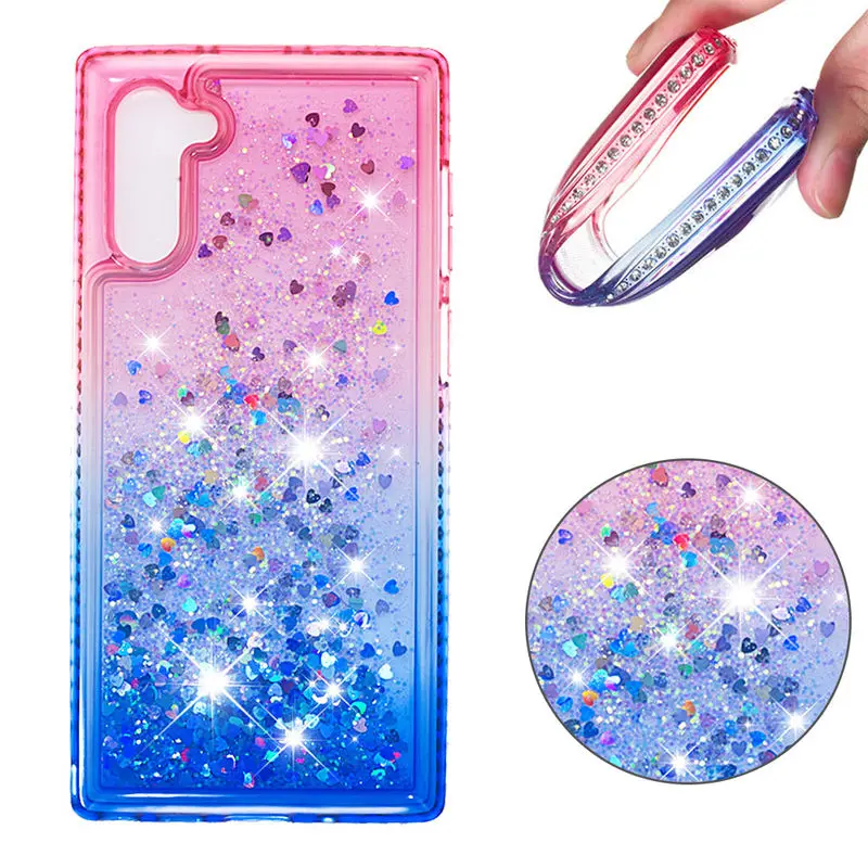 

Silicon Soft Cover For Samsung Galaxy Note 10 Luxury Diamond Phone Cover Samsung Note10 Note 10 5G Shockproof Protection Cases