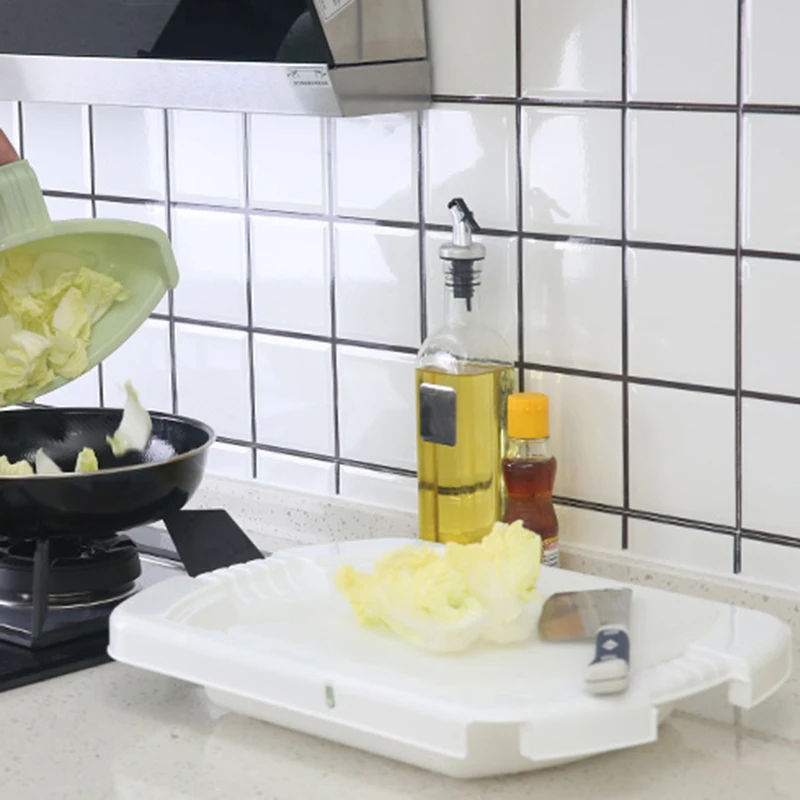 Многофункциональная кухонная разделочная доска, корзина для слива раковины, разделочная доска, инструмент для овощей, мяса, кухонные принадлежности, разделочная доска