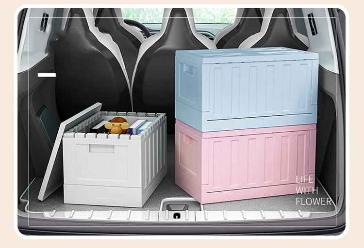 COSTWAY складная коробка для хранения игрушек, органайзер для одежды, пластиковый контейнер, автомобильный багажник, ящики для хранения 41,5x30x26 см, W0500