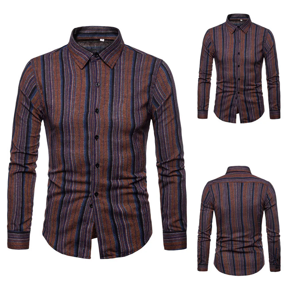 Homens da camisa Цветочные Восьмиугольные импрессо Baixo Camisa hawaiana camisa Manga longa camisas de Roupas Цветочные masculina 10,4