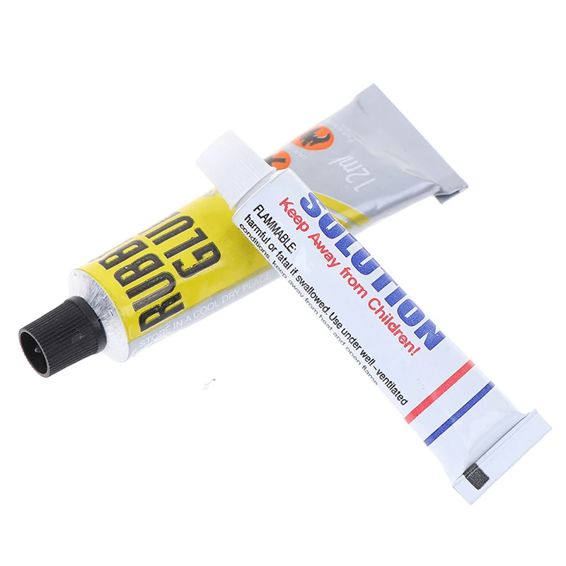 rubber cement bike tube repair