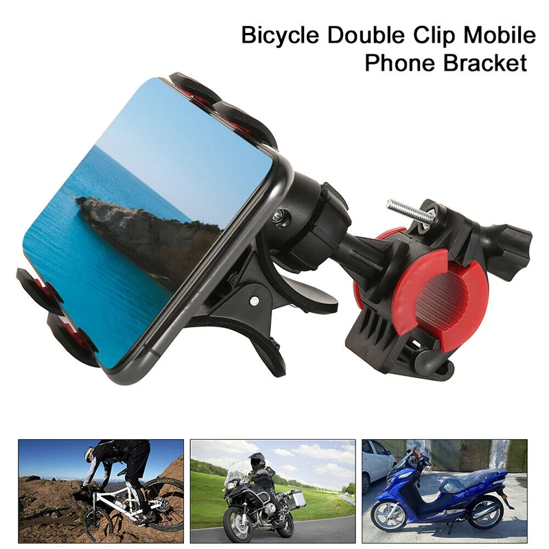 

Universal 360 Degree Rotating Phone Holder Road Mountain Bike Bicycle Gps Support Clip Stand Outdoor Sports Cycling Accessories