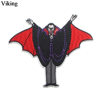 

20pcs/set Horror Sewing Patch Iron On Embroidered Patch Applique For Jacket Backpack Skirt Diy Applique Accessory G0010