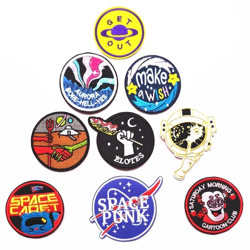 Наклейки на одежду с круглым пространством для путешествий наклейки | Дом и сад