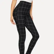 SparkDora HOT New Style Pants In Autumn 2019 Europe And The United States Christmas Check Capris Women's Printed Leggings SparkDora HOT New Style Pants In Autumn 2019 Europe And The United States Christmas Check Capris Women's Printed Leggings