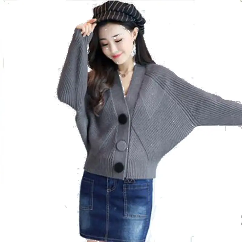 2017 High Quality Brand Autumn Winter Sweater Women Cardigan Loose single Breasted Women's Cashmere 6 colors |