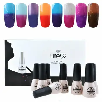

Elite99 8pcs//12pcs Nail Gel Set Varnish Vernis 7ml/10ml Manicure For Nail Art Soak-Off UV Pure Bling Nail Gel Polish US