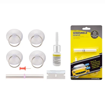 

Glue Windshield Repair Kit DIY Glass Auto Screen Utensil Scratch Fluid