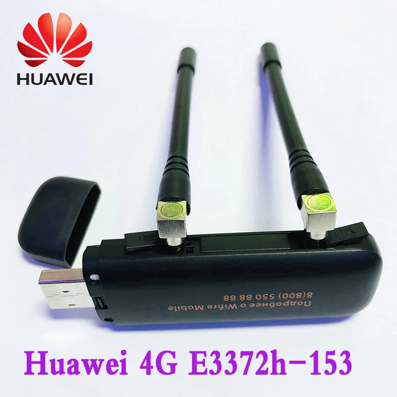 Huawei E3372 4G USB ключ разблокированный 4G модем LTE модем E3372h-153 плюс антенна