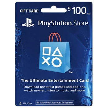

US Service PSN 100 US Dollar codes US Store PS4 PS3 PSP PSN Gift Card