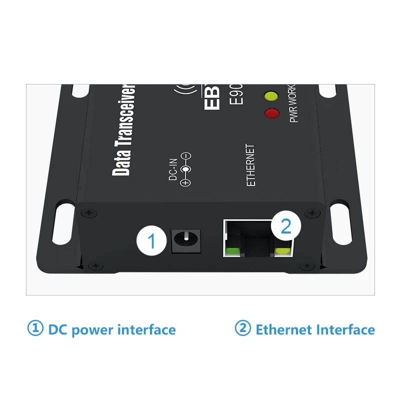 Ethernet LoRa 433 МГц 30dBm 1 Вт TCXO E90-DTU-433L30E беспроводной трансивер с большим радиусом действия IoT PLC 433 МГц RJ45 РЧ модуль