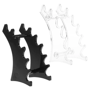 

Makeup Brush Eyeshadow Pencil Pen Display Stand 6 Rooms Rack Organizer Holder