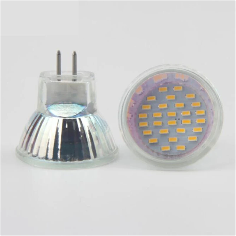 Lampara GU10 Светодиодный точечный светильник лампочка AC220V Bombillas 2835 SMD MR11 MR16 SMD3014