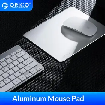 

ORICO Metal Mouse Pad Aluminum Hard Smooth Thin Computer Gaming Mouse Pad waterproof Fast and Accurate Control for Office Home