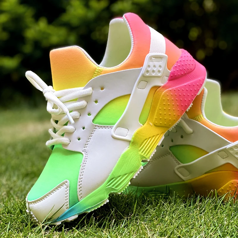 Colorful Casual Flat Shoes Women's Brand Design Mixed Color Platform Sneakers Hot Sale Luxury Zapatos De Mujer | Обувь