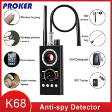 Anti casus kablosuz RF sinyal dedektörü Bug GSM GPS Tracker gizli kamera dinleme cihazı askeri profesyonel sürüm K68