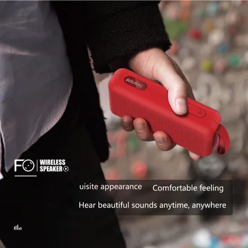 

Bluetooth speaker portable outdoor speaker wireless mini square 3D 5W stereo music surround sound support FM TFCard bass box