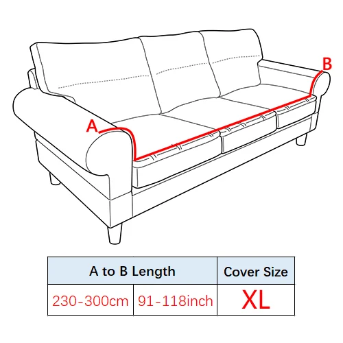 Серые чехлы для диванов, жаккардовые чехлы с юбкой, универсальные эластичные чехлы для диванов, Защитные чехлы для мебели для гостиной, кресла для влюбленных - Цвет: XL 230-300cm