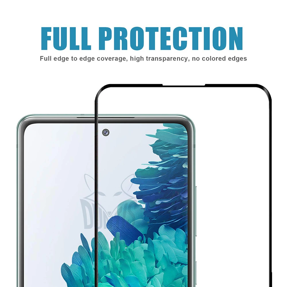 9D Tempered Glass for Samsung Galaxy S20 S21 FE 5G Full Screen Protector Film for Galaxy S20 FE High Quality Protection Glass classic Galaxy S20 FE 5G Phone Cases