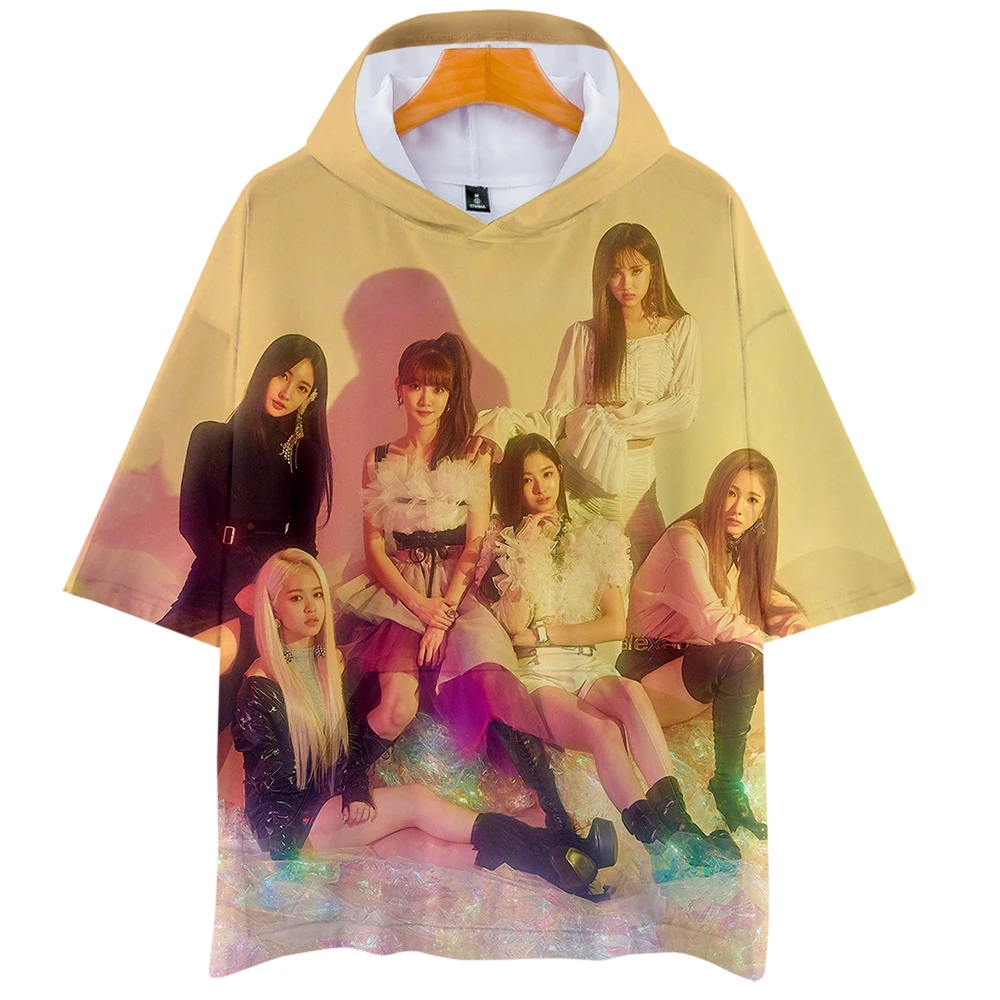 G) I DLE Corea del Sur grupo sudaderas con capucha de verano Camiseta corta nueva camiseta tendencia Casual de corta hombres fresco verano|Camisetas| - AliExpress