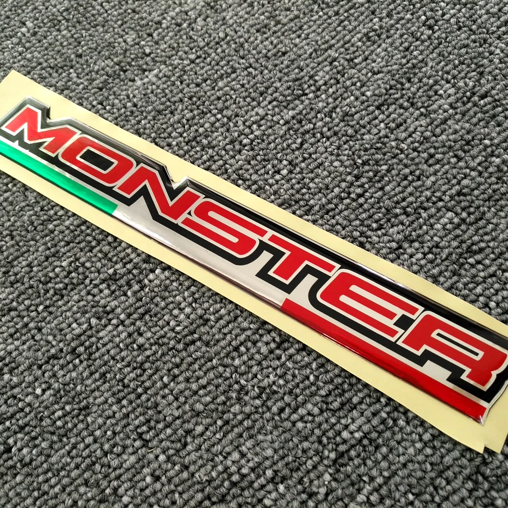 logotipo emblema carenagem, Ducati Monster 696 797 821, discrição 1200 S