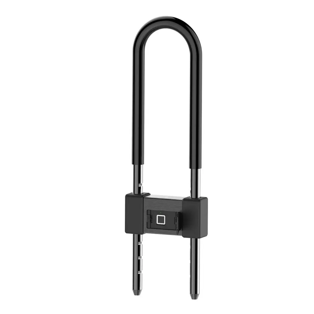 Смарт USB зарядка отпечатков пальцев замок L12 U форма замок супер cpu водонепроницаемый IP65 Противоугонный замок безопасности дверь велосипедный замок
