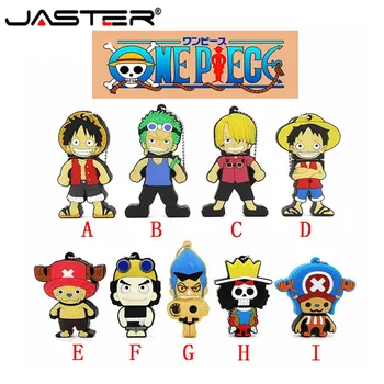 

JASTER Cartoon Pen drive one piece 4GB 8GB 16GB 32GB usb flash drive 64GB usb2.0
