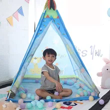 Вигвам палатка для детей игрушечный игровой домик детский Крытый альпинистский шатер Принцесса Палатка