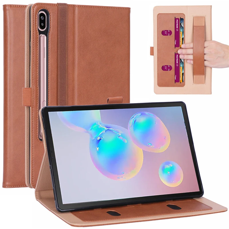 Магнитный кожаный чехол для samsung Galaxy Tab S6 10,5 SM-T860 SM-T865 10," чехол для планшета Funda для Galaxy Tab S6 10,5 чехол