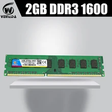 VEINEDA оперативная Память Dimm ddr3 2 Гб DDR3-1600/1333/1066 оперативная память Memoey совместим со всеми Intel настольных компьютеров AMD 2 Гб ddr3 оперативной памяти PC3-12800 240pin