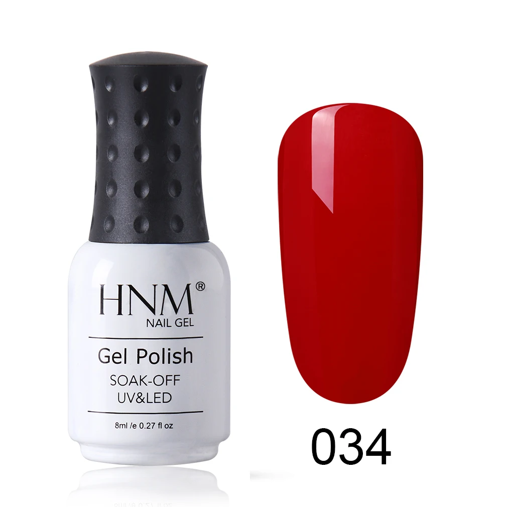 HNM 8 мл гель для ногтей чистый цветной гель-лак для ногтей лак основа верхнее покрытие замочить от уф-и светодиодный перманентные эмалы гель лак - Color: 30034
