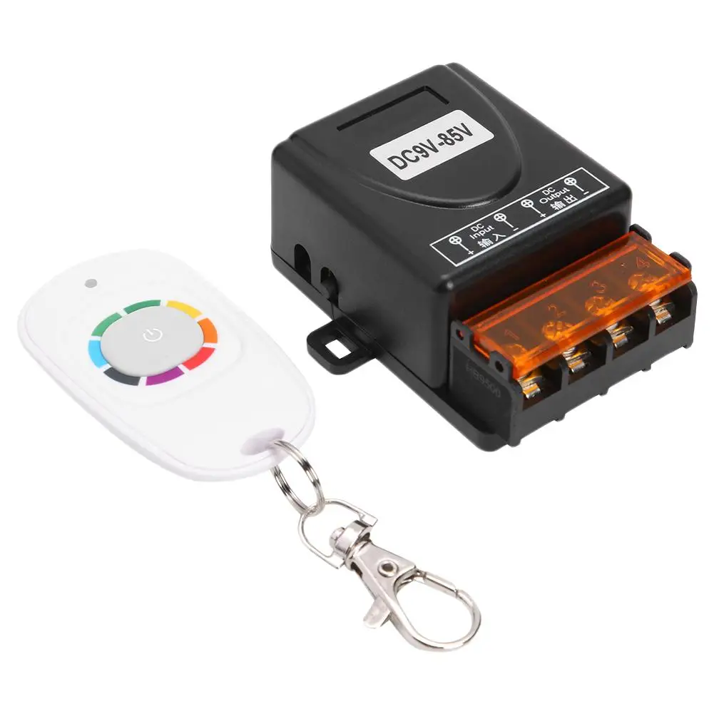 

Hot Sale Light Switch Skillful Manufacture DC9V-85V 1CH Button Remote Switch Wireless Switch Remote Control Transmitter