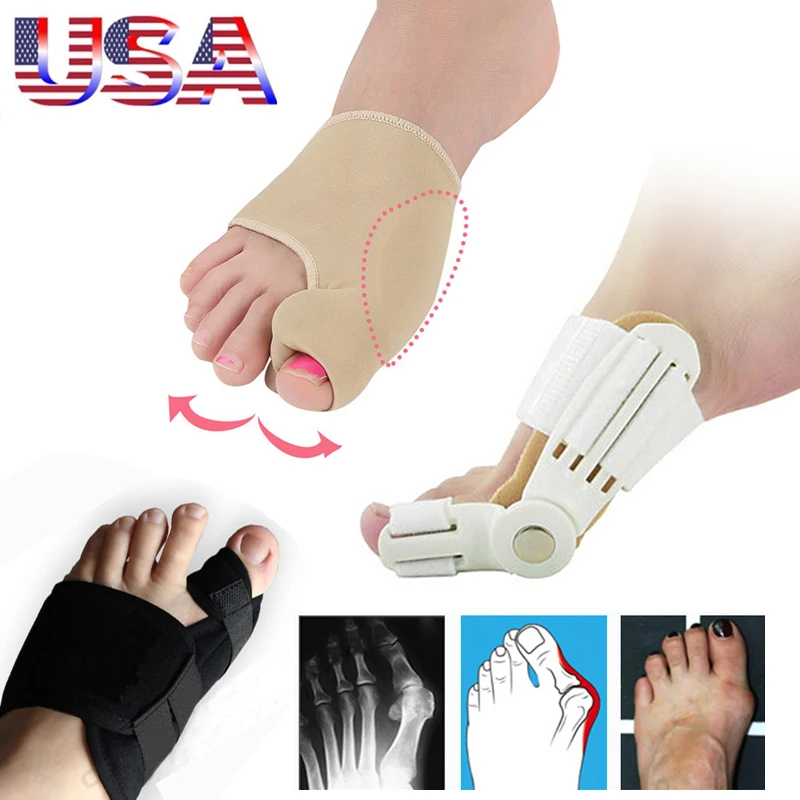 1/3Pair Bunion Corrector Orthopedic Foot Straightener Toe Separators Hallux Valgus Splint Correction Pedicure Feet Care Tools